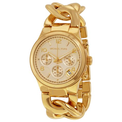 michael kors runway twist gold tone stainless steel watch|Michael Kors waterproof watch.